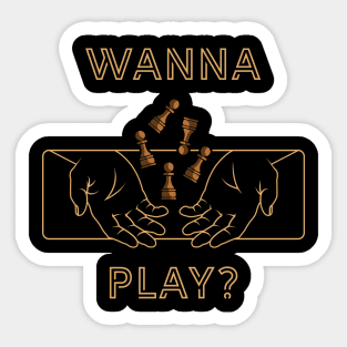 Wanna play? Sticker